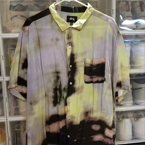 Stussy Short Sleeve Button Down XL